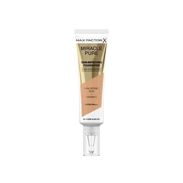MIRACLE PURE FOUNDATION 45 WARM ALMOND 30ML