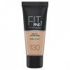 Maybelline Fit Me Lot de 2 flacons de fond de teint mat & Poreless 30 ml 130 Buff Beige