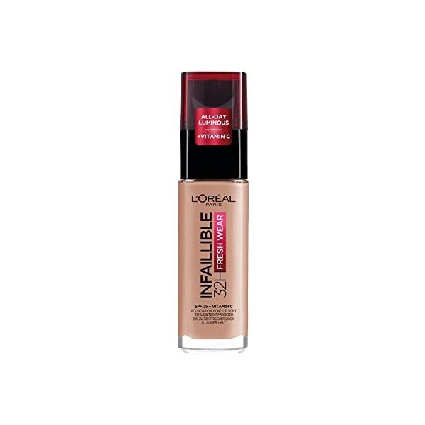 LOréal Paris INFAILLIBLE Fond de teint longue tenue 32h 60 Rose Ivoire