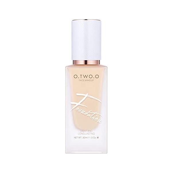 Fond De Teint Mat Fond de teint liquide respectueux de la peau Fond de teint correcteur de maquillage naturel longue durée Co