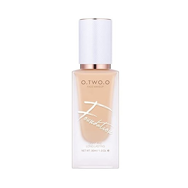 Fond De Teint Mat Fond de teint liquide respectueux de la peau Fond de teint correcteur de maquillage naturel longue durée Co