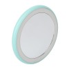 Azusumi Miroir de Maquillage Compact avec Lumière LED Rechargeable par USB, Petit Miroir Portable Rond Fruits Verts 