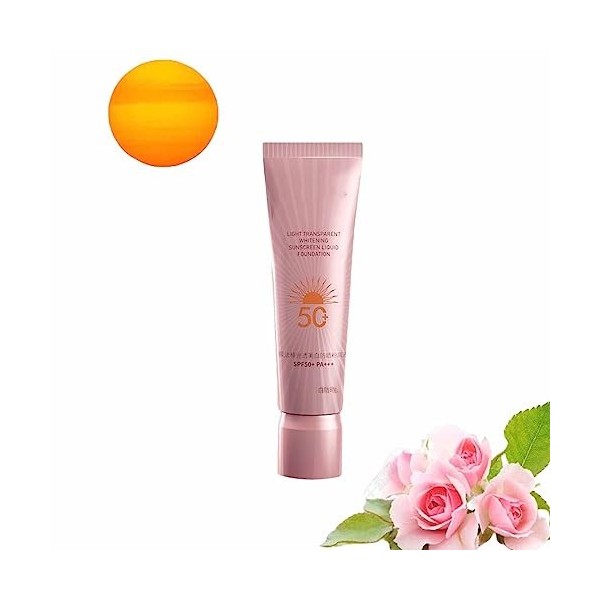 Whitening Sunscreen Foundation, 30 G Whitening Foundation Cream, 3 In1 Collagen Whitening Moisture Foundation 50 Spf, Sunscre