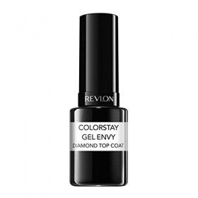 Revlon ColorStay Vernis à Ongles, Top Coat, Finition Brillante et Transparente 11,7 ml , Diamond Gel Envy