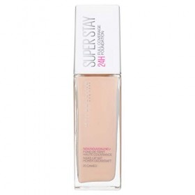 Maybelline New York Foundation, Superstay 24 Hour Longlasting Fond de teint léger, résistant à leau et aux transferts, 30 ml