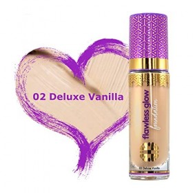 Ingrid Cosmetics - BB Cream Foundation de maquillage pour peaux mixtes, couvrant et imperméables, couverture parfaite et bril