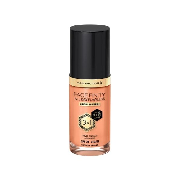 FACEFINITY ALL DAY FLAWLESS 3 IN 1 foundation 82-deep bronze 30 ml