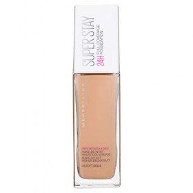 Maybelline New York Foundation, Superstay 24 Hour Longlasting Fond de teint léger, résistant à leau et aux transferts, 30 ml