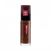 LOréal Paris - Fond de Teint Fluide Infaillible 24h Fresh Wear - Tous Types de Peaux - Teinte : Ebène 390 - 30 ml