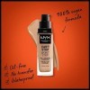 NYX Professional Makeup Fond de Teint Liquide Couvrant Tenue 24h Cant Stop Wont Stop, Waterproof, Fini Mat, Teinte : Soft b