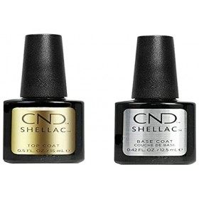 CND Shellac Vernis Gel Top/Base Duo 12,5/15 ml