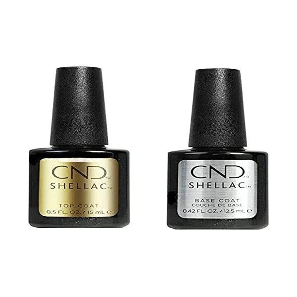CND Shellac Vernis Gel Top/Base Duo 12,5/15 ml