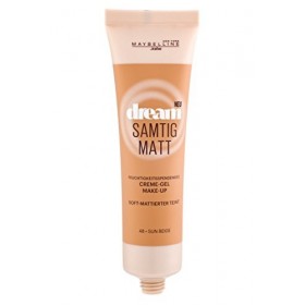Maybelline New York Dream Veltig Gel crème mat maquillage Sun Beige 48 / maquillage dans une teinte de peau pour une couvertu