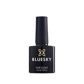 BLUESKY Gel UV/LED Vernis à ongles top coat, 10 ml