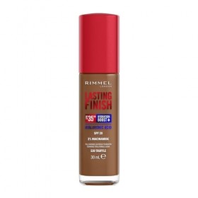 Rimmel London Lasting Finish 35 Hour, 530 Truffle, fond de teint, longue tenue, hydratant, formule vegan, couvrance totale, 3