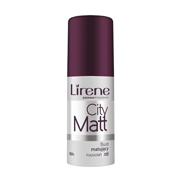 Lirene City Matt Fluid 205 Sand Foundation 30 ml