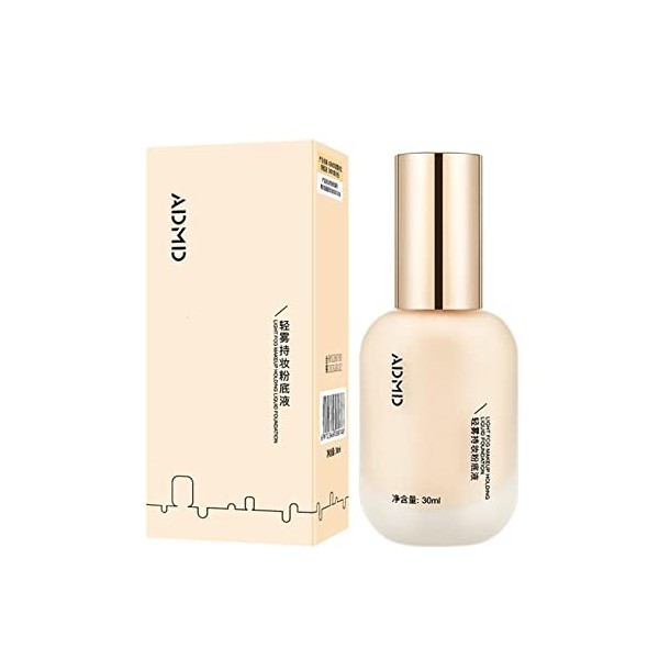 Hydrating Waterproof And Light Long-Lasting Foundation-ADMD Light Fog Makeup Holding Liquid Foundation, Admd Foundation For M