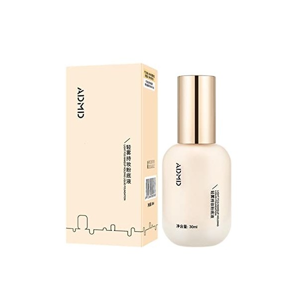 Hydrating Waterproof And Light Long-Lasting Foundation-ADMD Light Fog Makeup Holding Liquid Foundation, Admd Foundation For M