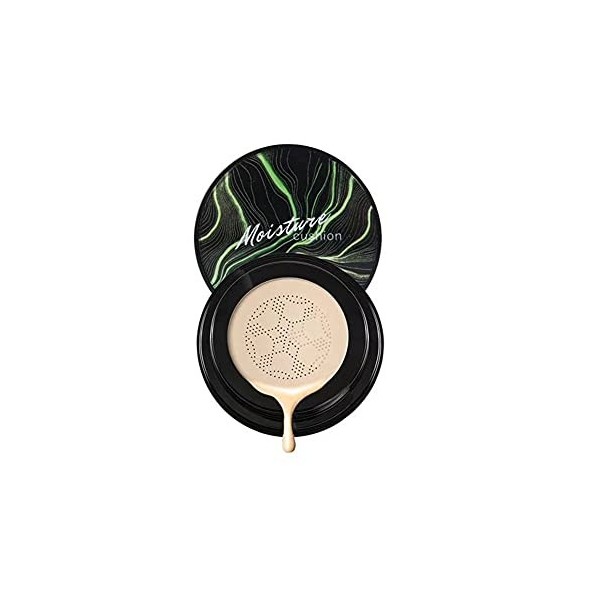 BBcrème,Coussin de Tête de Champignon BB Crème,Cc Crème, Fond de Teint Liquide,Correcteur de Teint Clair Et Apaisant Longue D