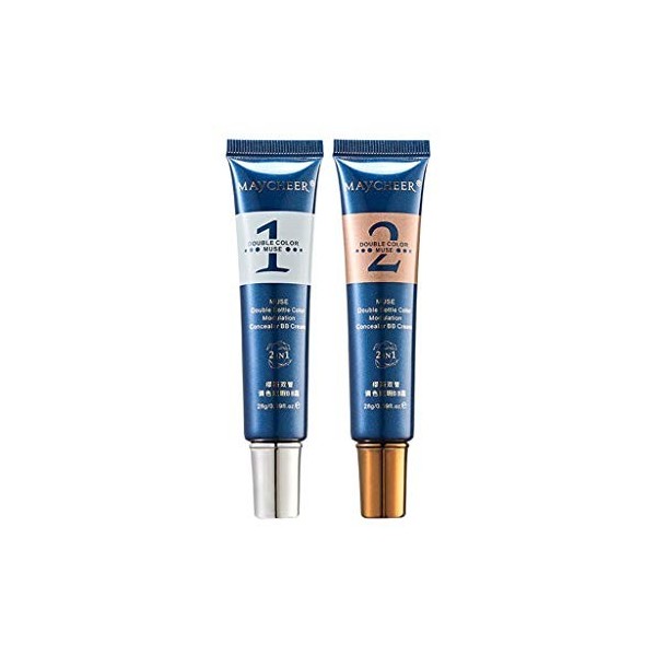 Foundation Concealer Foundation Base Lot de 2 correcteurs de maquillage réglables VuK462