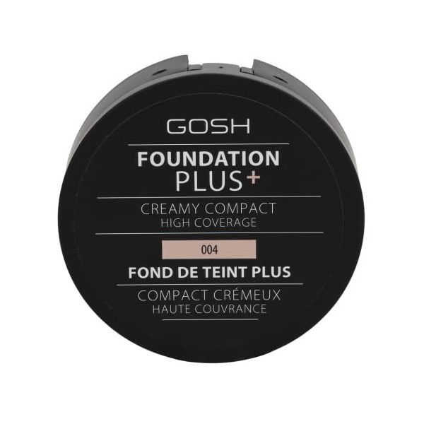 GOSH MAKE-UP - Foundation Plus + Creamy Compact - 004 - Naturel