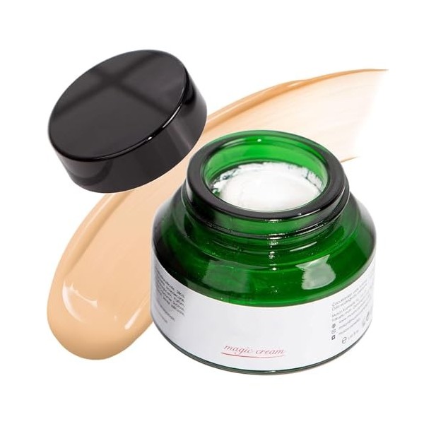 Crème Magique Muson - Crème de fond de teint Muson pour femmes,Accessoire de maquillage doux et hydratant pour peaux grasses,