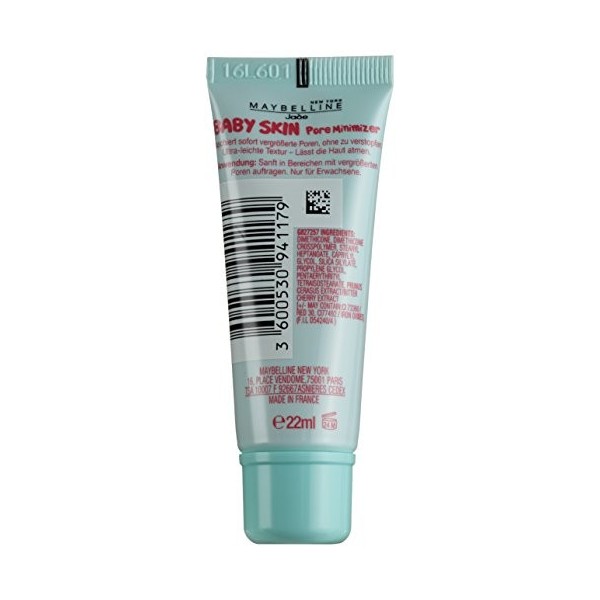 Maybelline New York Baby Skin Pore Minimizer Transparent pour un teint lisse et sans pores 1 x 22 g