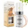 Fond de teint TLM sans défaut changeant de couleur - 30 ml - Mélange naturellement le fond de teint hydratant - Fond de teint