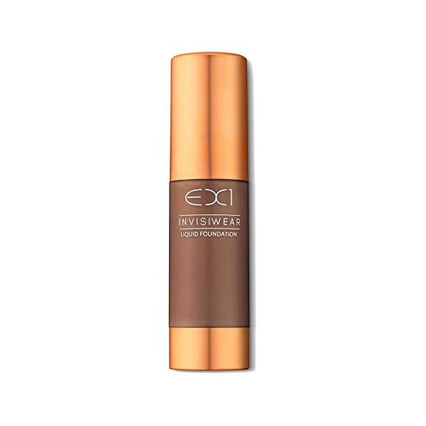 EX1 Cosmetics Invisiwear Foundation Fond de Teint Liquide, Teinte 15.0 – Vegan, sans huile, ni parfum, testé dermatologiqueme