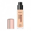 Bourjois - Fond de Teint Always Fabulous - Haute Couvrance - Formule Hydratante et Longue Tenue - 100 Ivoire Rose 30ml