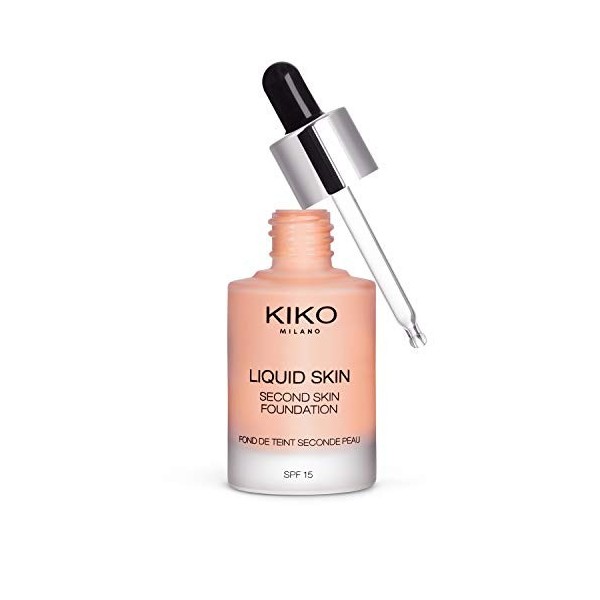 KIKO Milano Liquid Skin Second Skin Foundation 03 | Fond de Teint Fluide Effet Seconde Peau