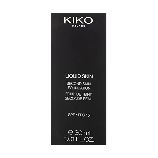 KIKO Milano Liquid Skin Second Skin Foundation 04 | Fond de Teint Fluide Effet Seconde Peau