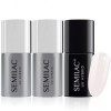 Semilac Base + Top + 094&nbsp;Or rose UV LED Vernis à ongles gel Hybrid Manucure Soak Off pailleté Or rose Couleur Manteau Vernis ...