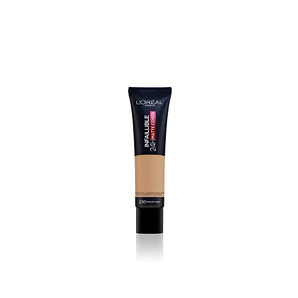 New LOreal Infallible 24H Matte Cover Foundation 30ml - 230 Radiant Honey