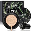 Crème CC Foundation, CC Creme Fondation Liquide, Fond de Teint Longue Durée Mushroom Air Cushion, Air Cushion BB Cream Mushro