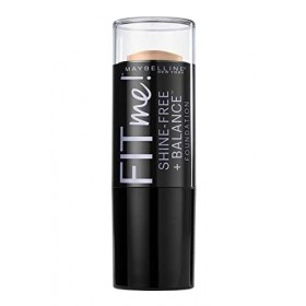 MAYBELLINE - Fit Me Shine-Free Foundation 120 Classic Ivory - 0.32 fl. oz. 9 ml 
