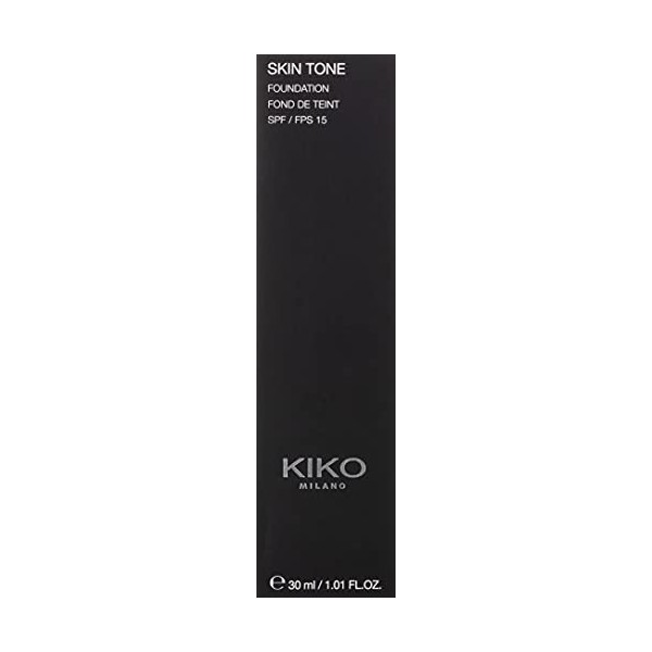 KIKO Milano Skin Tone Foundation 05 | Fond De Teint Fluide Enlumineur, Spf 15