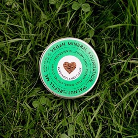 Love the Planet Vegan Mineral Foundation Shade Walnut in Refillable Tin