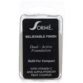 Sorme Cosmetics Believable Finish Powder Foundation - Honey Dusk For Women 0.23 oz Foundation Refill 