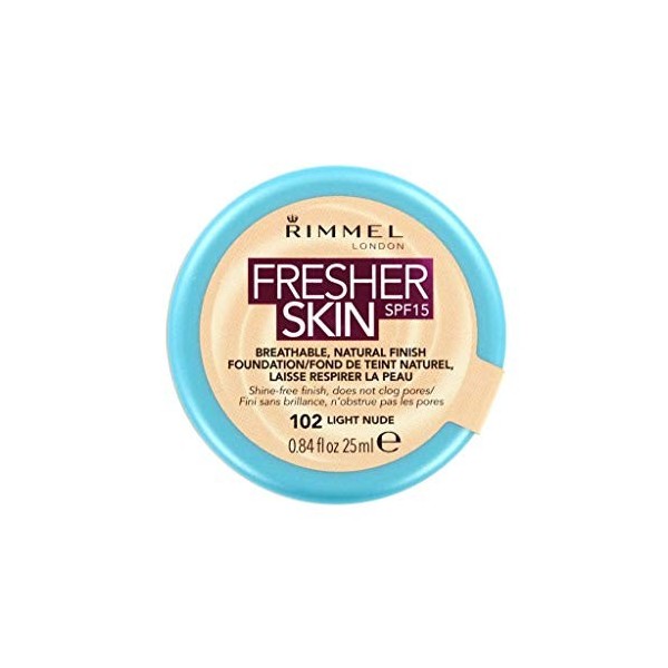 RIMMEL FRESHER SKIN FOUND LGHT NUDE 102