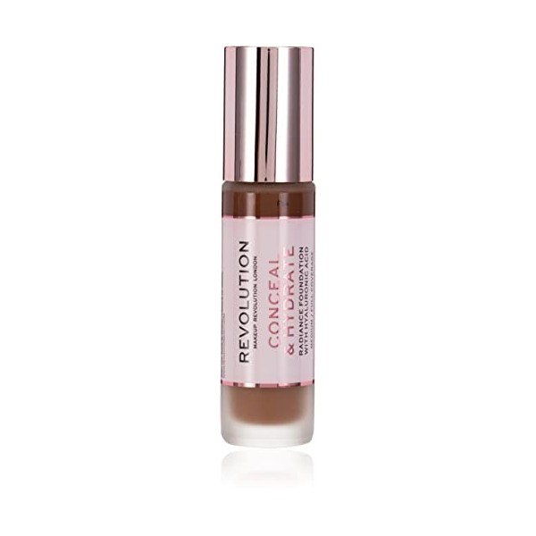 Makeup Revolution, Conceal & Hydrate, Fond de Teint, F14, 23ml