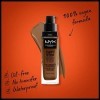 NYX Professional Makeup Fond de Teint Liquide Couvrant Tenue 24h Cant Stop Wont Stop, Waterproof, Fini Mat, Teinte : Sienna