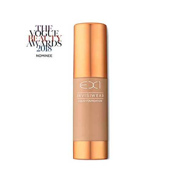 EX1 Cosmetics Invisiwear Foundation Fond de Teint Liquide, Teinte 3.5 – Vegan, sans huile, ni parfum, testé dermatologiquemen