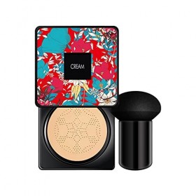 Fondation Champignon Tête Coussin Dair Hydratant Contrôle De Lhuile Durable Nude Maquillage Correcteur Avec Éponge De Maqui