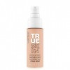 Catrice Cosmetics True Skin Fond de teint hydratant à lacide hyaluronique, longue tenue 018 Cool Rose 