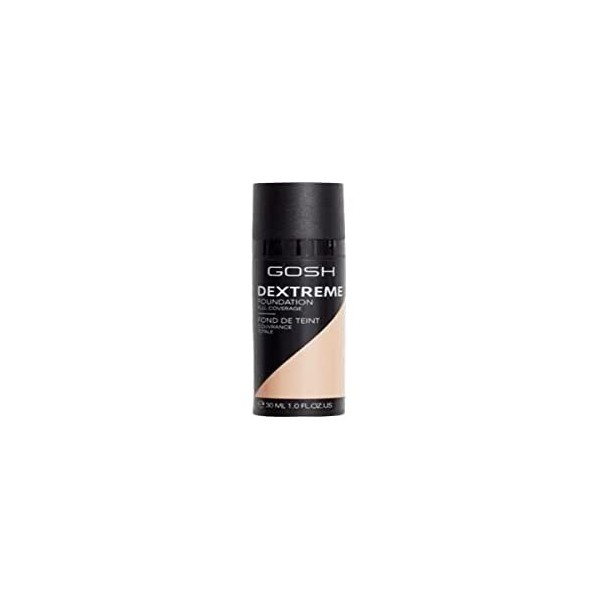 Gosh, Dextreme Fond de teint Full Coverage N°005 Beige 30 ml