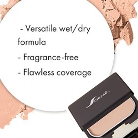 Sorme Cosmetics Believable Finish Powder Foundation - Natural Buff For Women 0.23 oz Foundation
