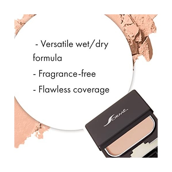 Sorme Cosmetics Believable Finish Powder Foundation - Natural Buff For Women 0.23 oz Foundation