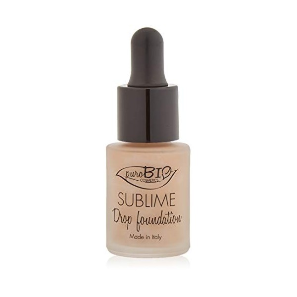 PuroBio Sublime Drop base Fond de teint fluid lutte contre la Pollution 15 ml couleur 2