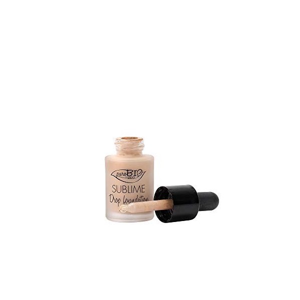 PuroBio Sublime Drop base Fond de teint fluid lutte contre la Pollution 15 ml couleur 1